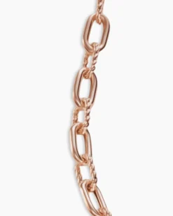 DY Madison® Chain Bracelet 18K Rose Gold, 3mm