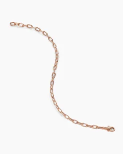 DY Madison® Chain Bracelet 18K Rose Gold, 3mm