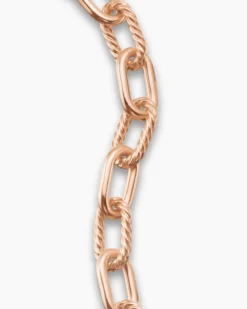 DY Madison® Chain Bracelet 18K Rose Gold, 11mm