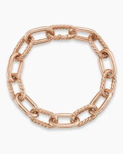 DY Madison® Chain Bracelet 18K Rose Gold, 11mm