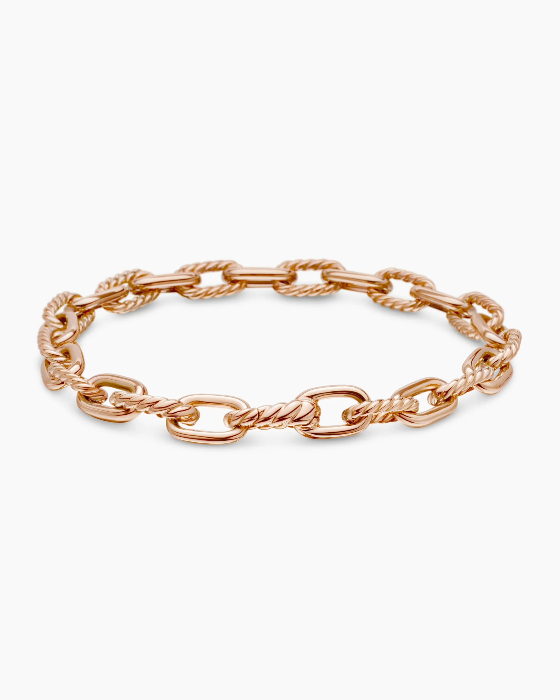 DY Madison® Chain Bracelet 18K Rose Gold, 6mm