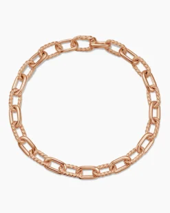 DY Madison® Chain Bracelet 18K Rose Gold, 6mm