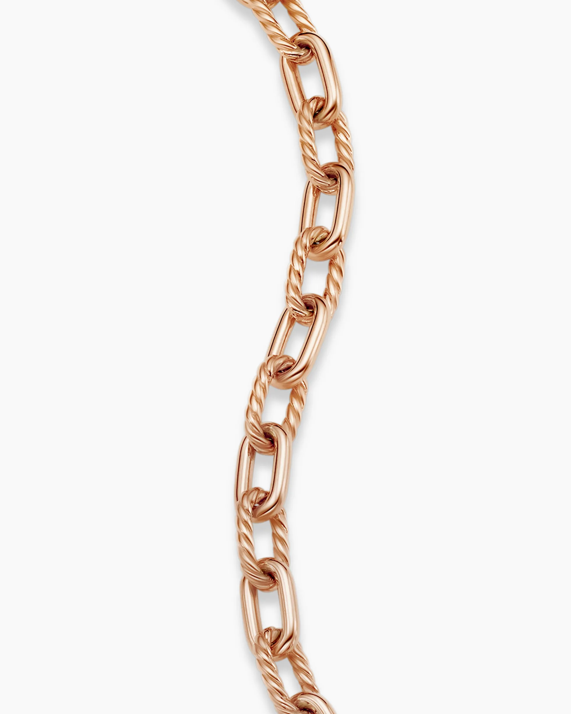 DY Madison® Chain Bracelet 18K Rose Gold, 6mm
