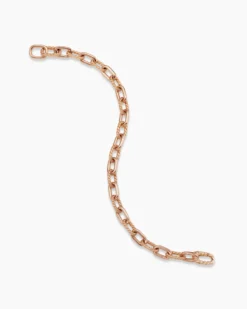DY Madison® Chain Bracelet 18K Rose Gold, 6mm