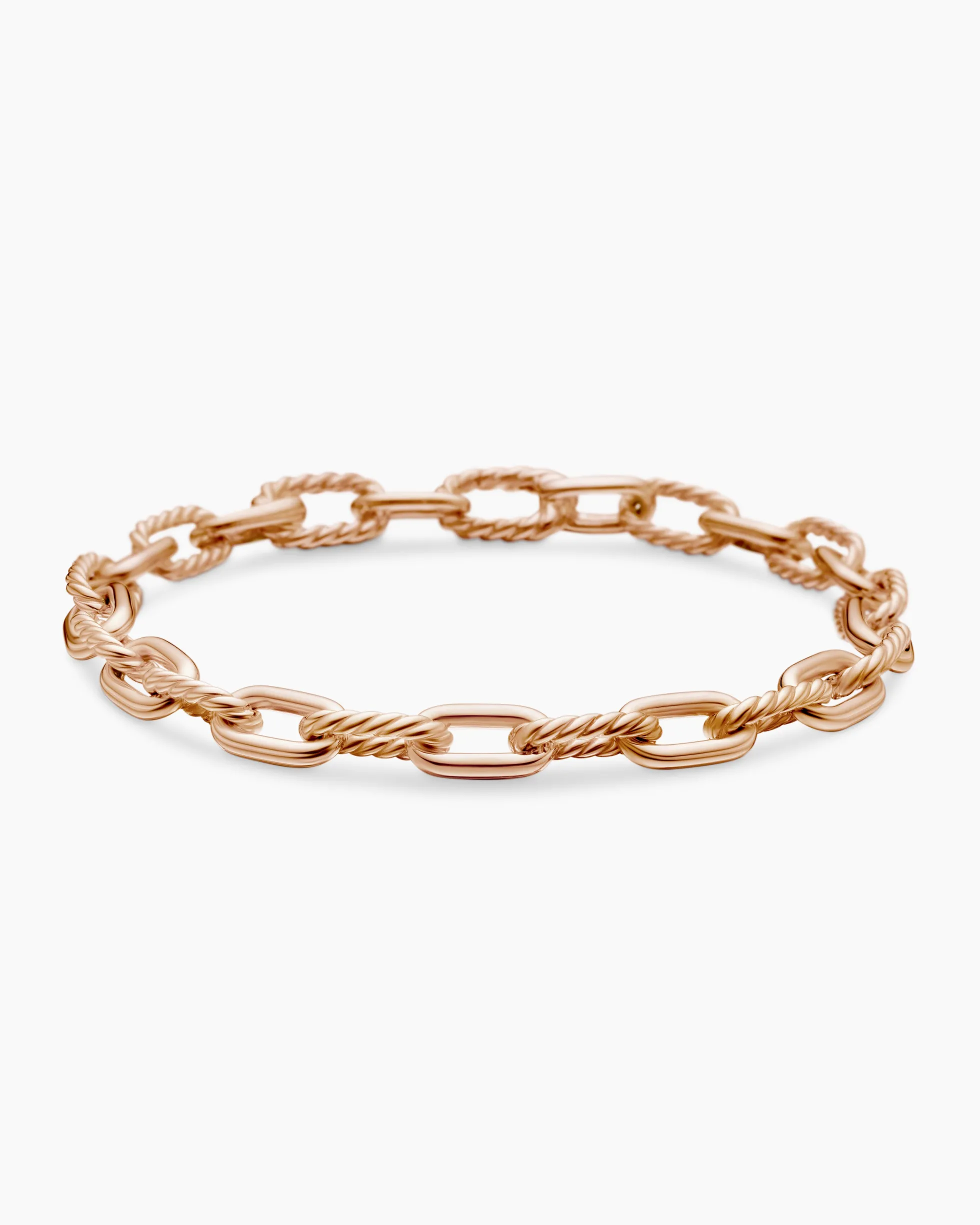 DY Madison® Chain Bracelet 18K Rose Gold, 6mm