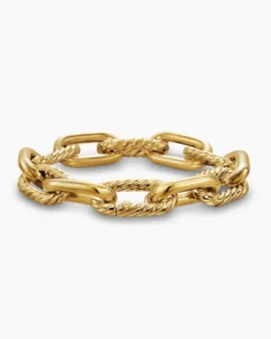 DY Madison® Chain Bracelet 18K Yellow Gold, 13.5mm