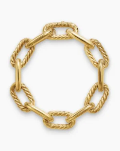 DY Madison® Chain Bracelet 18K Yellow Gold, 13.5mm