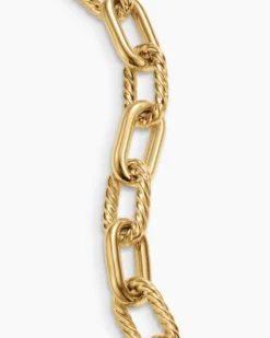 DY Madison® Chain Bracelet 18K Yellow Gold, 13.5mm