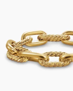 DY Madison® Chain Bracelet 18K Yellow Gold, 13.5mm