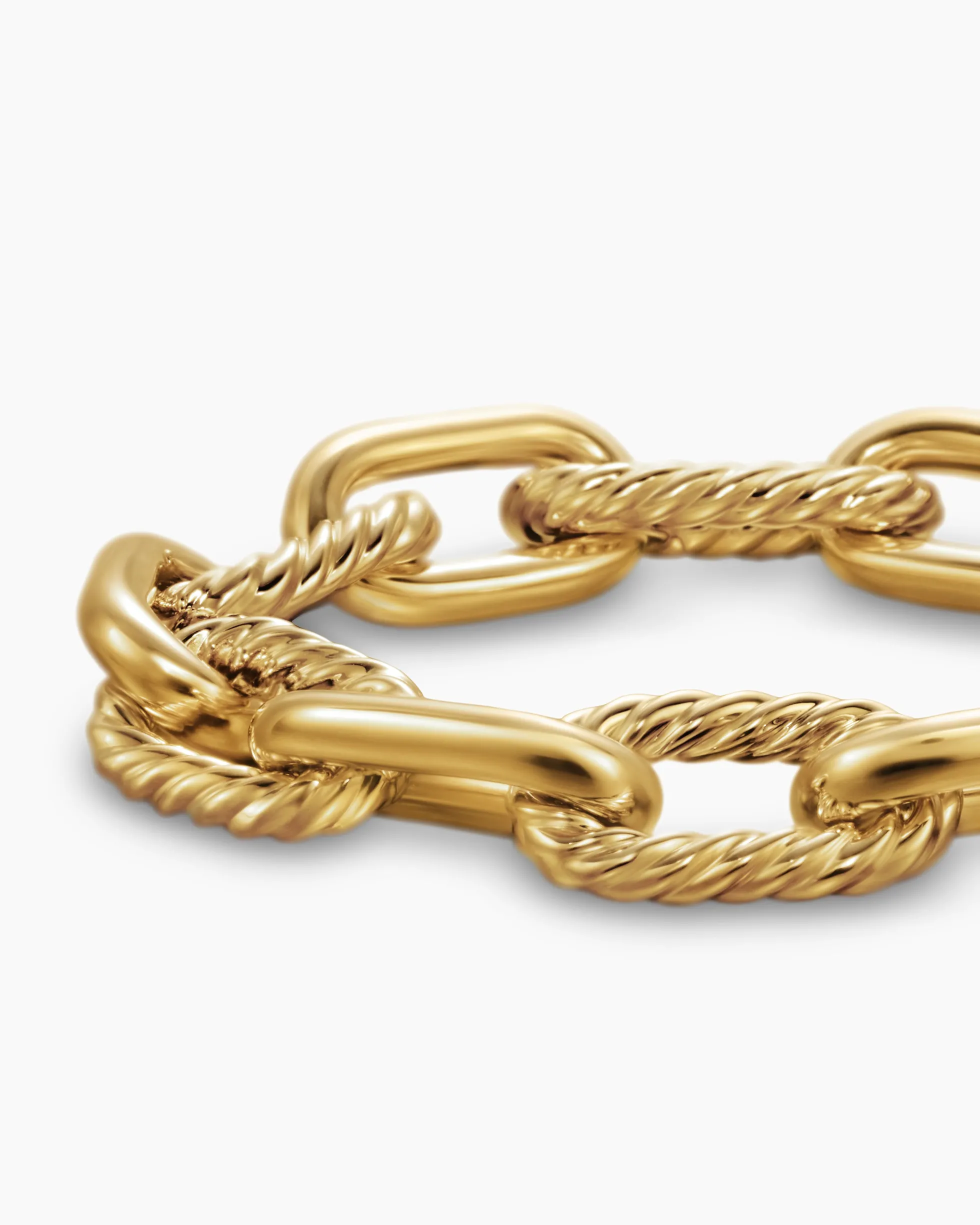DY Madison® Chain Bracelet 18K Yellow Gold, 13.5mm