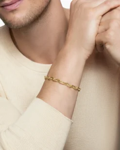 DY Madison® Chain Bracelet 18K Yellow Gold, 6mm