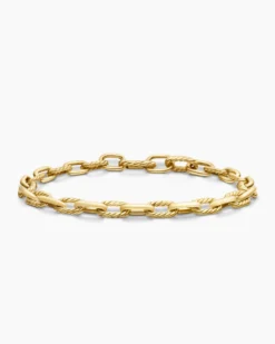 DY Madison® Chain Bracelet 18K Yellow Gold, 6mm