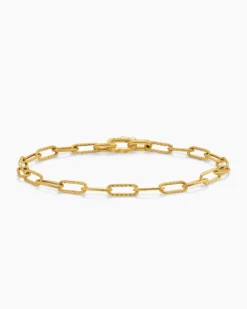 DY Madison® Chain Bracelet 18K Yellow Gold, 4mm