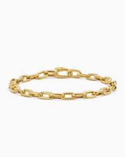 DY Madison® Chain Bracelet 18K Yellow Gold, 6mm