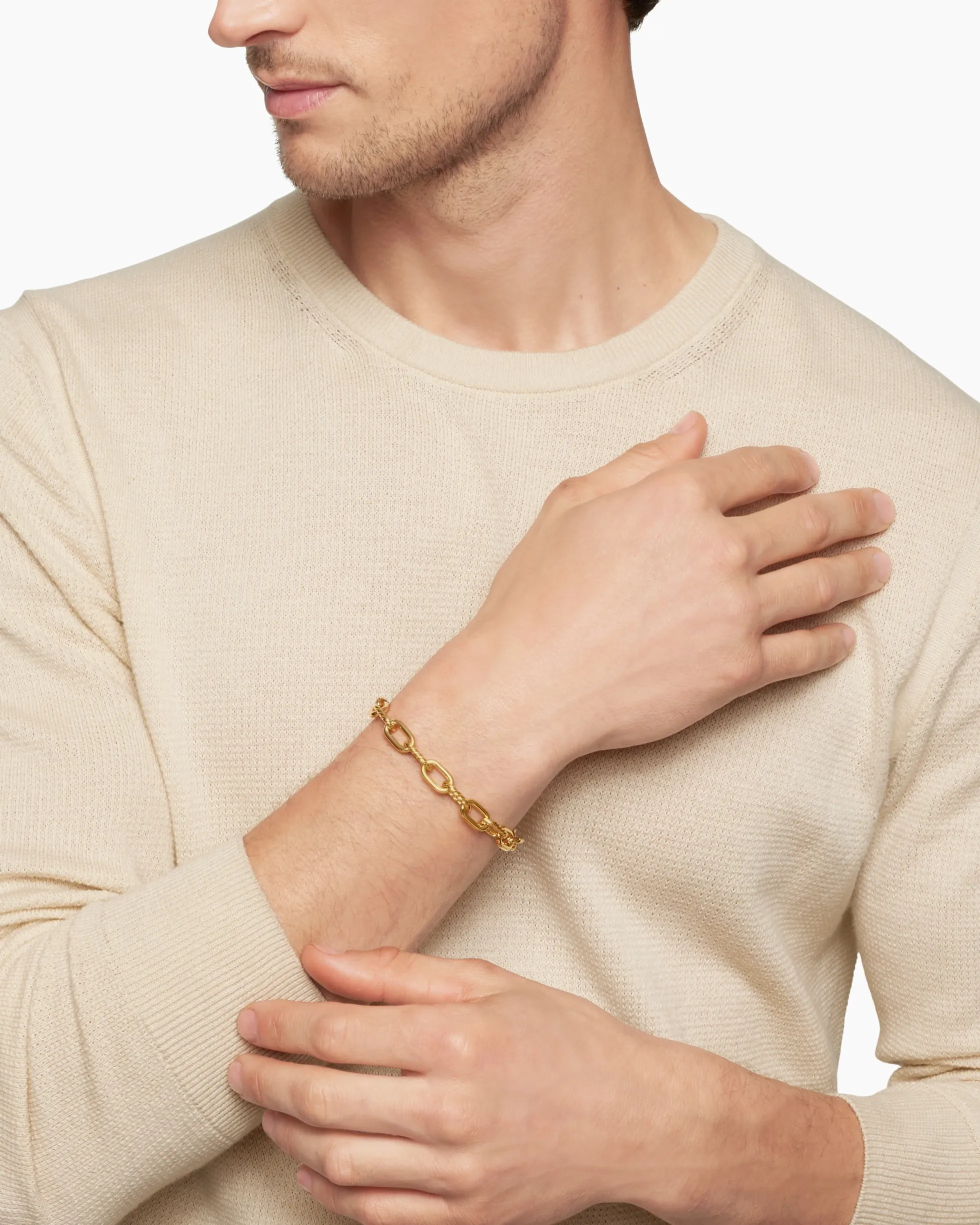 DY Madison® Chain Bracelet 18K Yellow Gold, 8.5mm