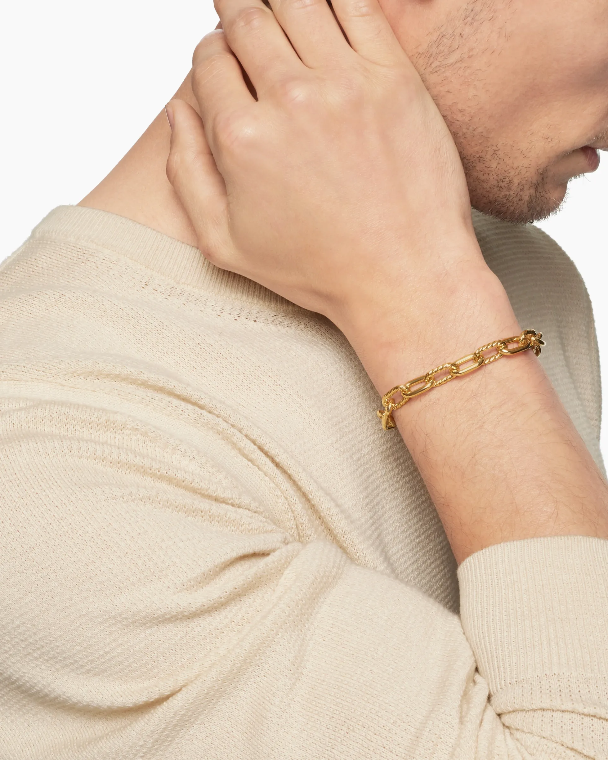 DY Madison® Chain Bracelet 18K Yellow Gold, 8.5mm