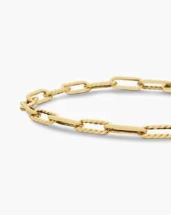 DY Madison® Chain Bracelet 18K Yellow Gold, 4mm