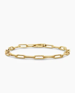 DY Madison® Chain Bracelet 18K Yellow Gold, 4mm