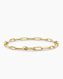 DY Madison® Chain Bracelet 18K Yellow Gold, 4mm