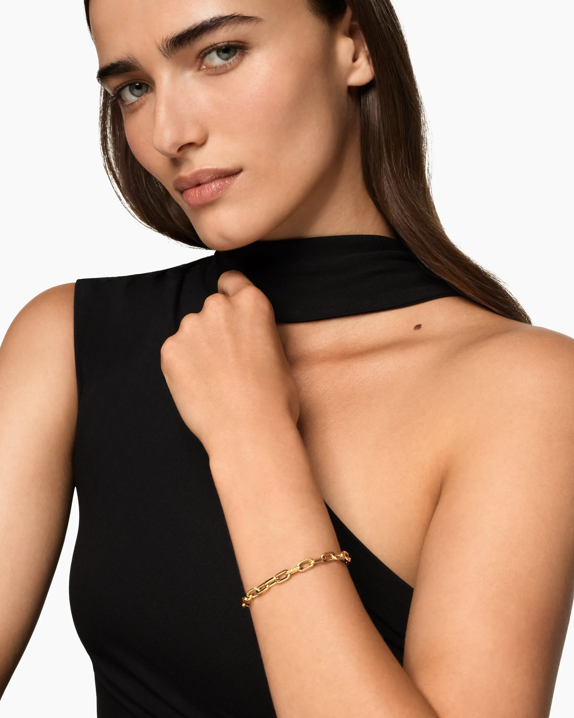 DY Madison® Chain Bracelet 18K Yellow Gold, 6mm