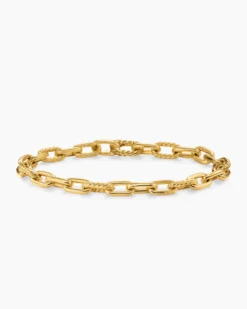 DY Madison® Chain Bracelet 18K Yellow Gold, 6mm