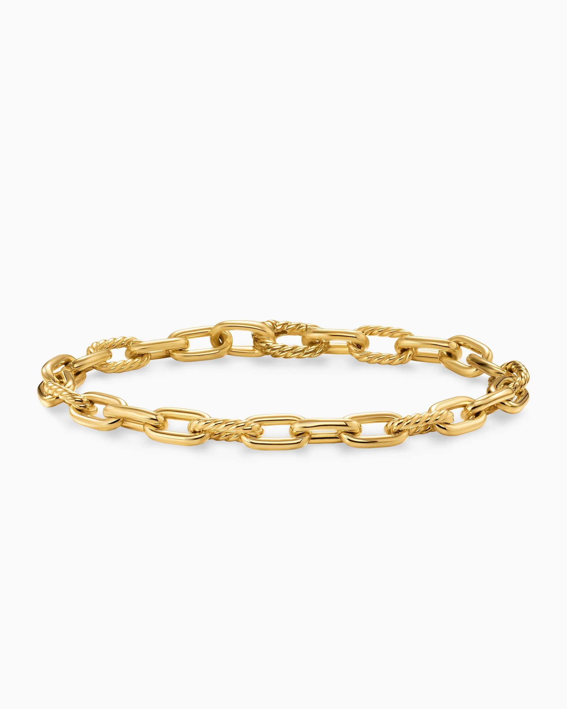 DY Madison® Chain Bracelet 18K Yellow Gold, 6mm