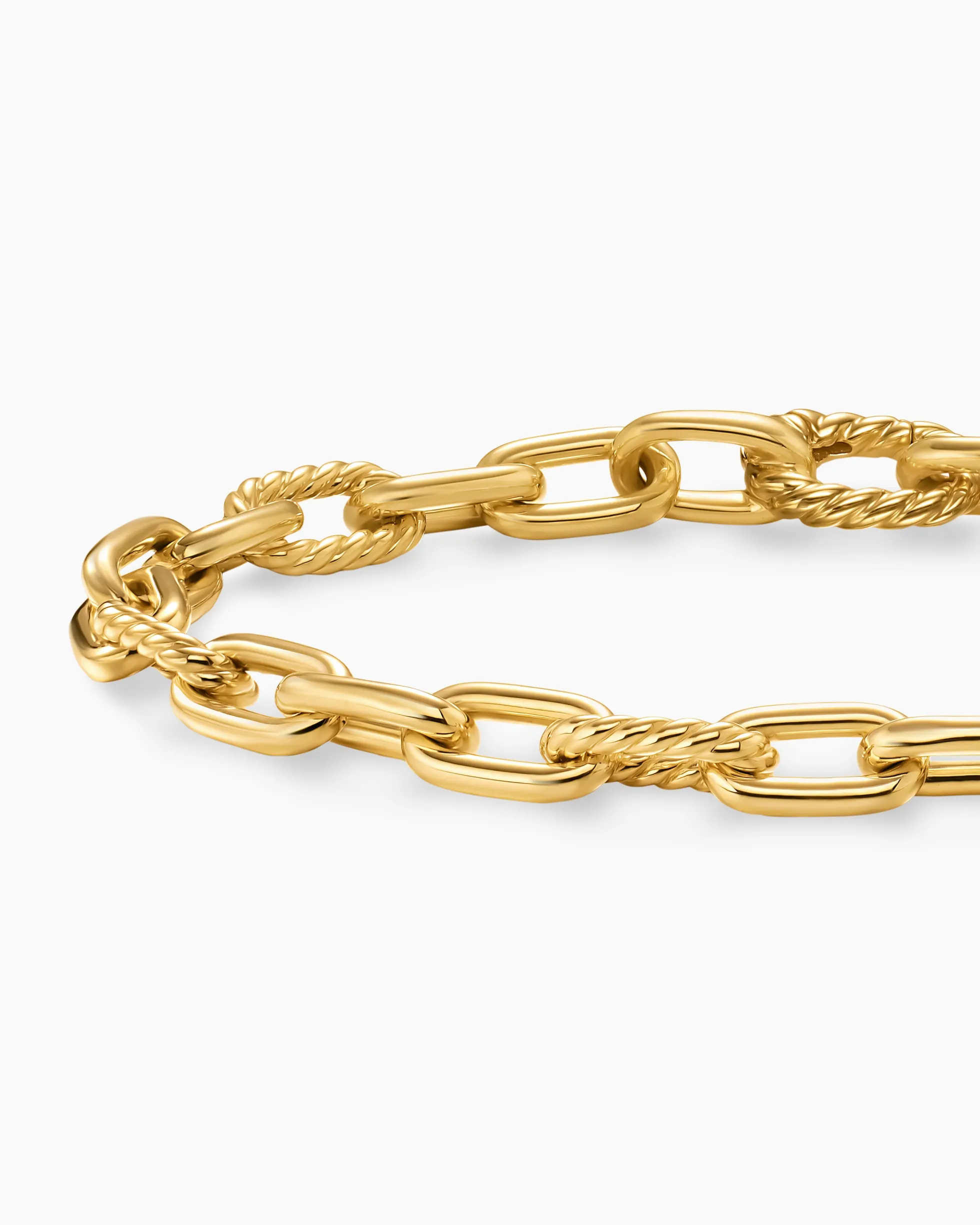 DY Madison® Chain Bracelet 18K Yellow Gold, 6mm