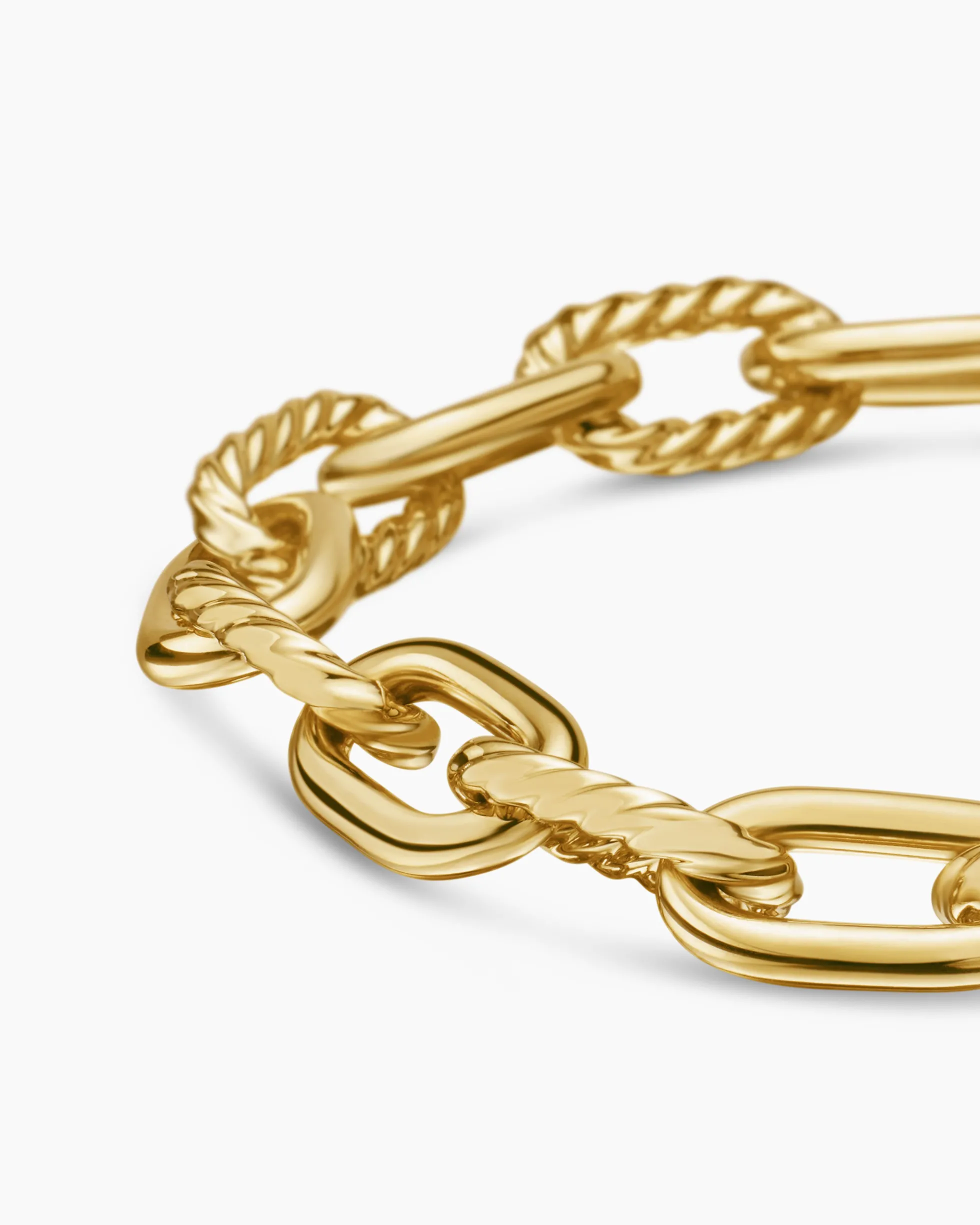 DY Madison® Chain Bracelet 18K Yellow Gold, 8.5mm