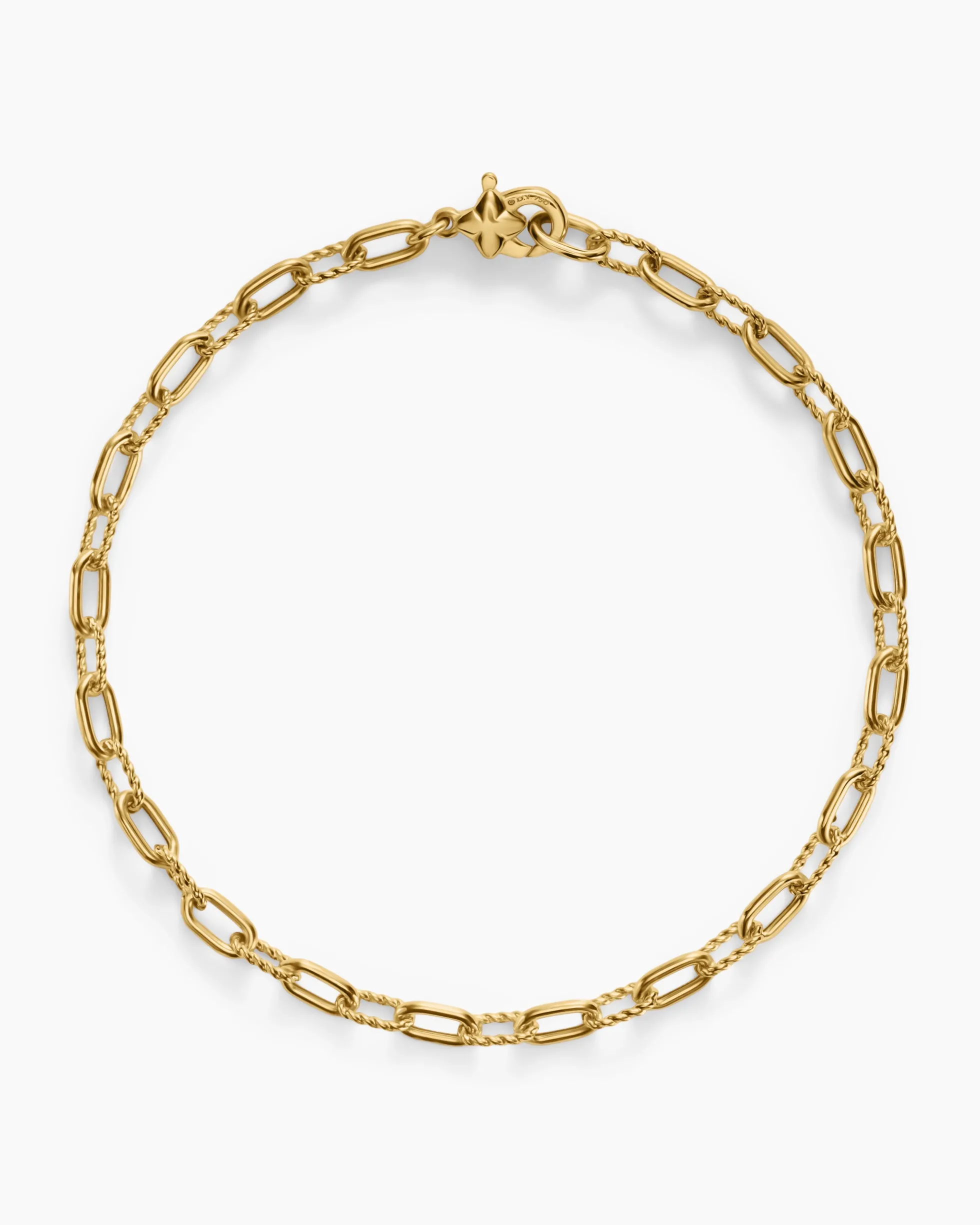 DY Madison® Chain Bracelet 18K Yellow Gold, 3mm