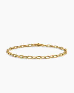 DY Madison® Chain Bracelet 18K Yellow Gold, 3mm