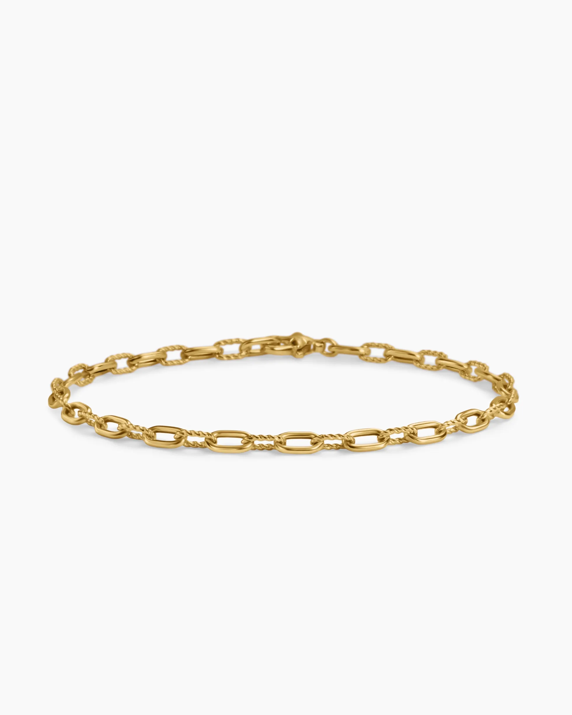 DY Madison® Chain Bracelet 18K Yellow Gold, 3mm