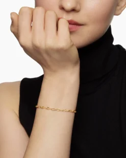 DY Madison® Chain Bracelet 18K Yellow Gold, 3mm