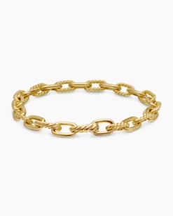 DY Madison® Chain Bracelet 18K Yellow Gold, 6mm