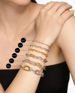 DY Madison® Chain Bracelet Sterling Silver, 3mm