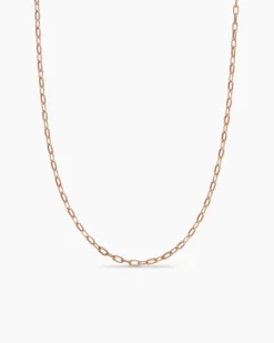 DY Madison® Chain Necklace 18K Rose Gold, 3mm