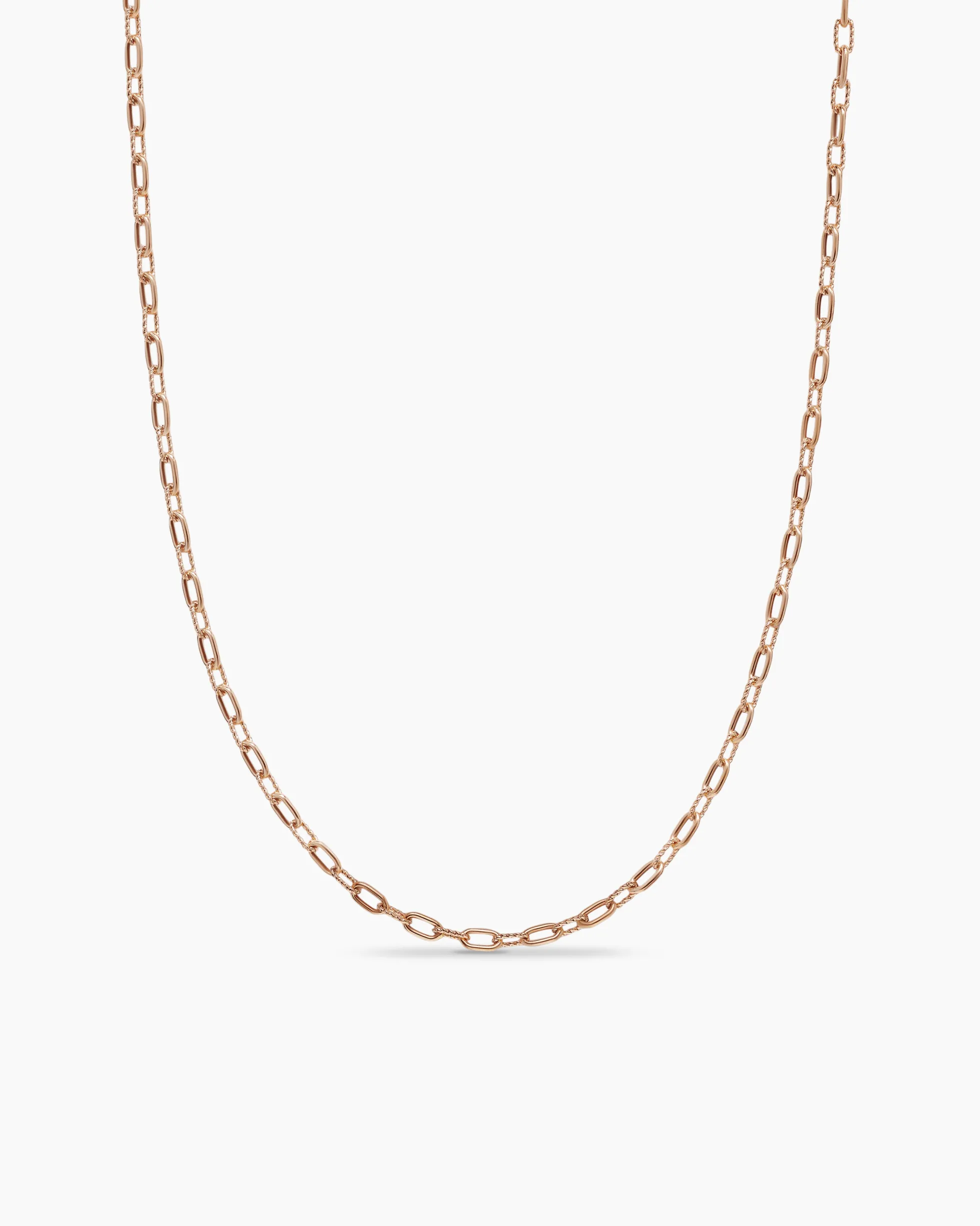 DY Madison® Chain Necklace 18K Rose Gold, 3mm