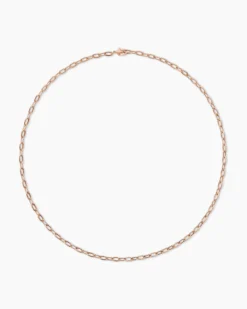 DY Madison® Chain Necklace 18K Rose Gold, 3mm