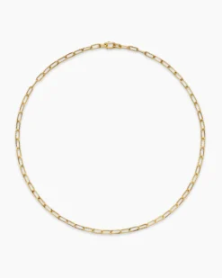 DY Madison® Chain Necklace 18K Yellow Gold, 4mm