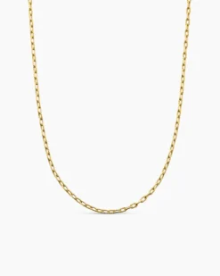 DY Madison® Chain Necklace 18K Yellow Gold, 3mm
