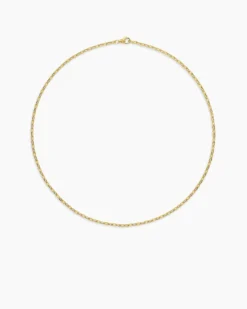 DY Madison® Chain Necklace 18K Yellow Gold, 3mm