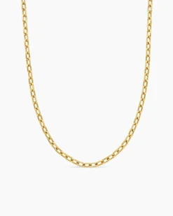 DY Madison® Chain Necklace 18K Yellow Gold, 6mm