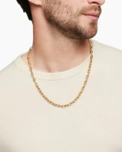 DY Madison® Chain Necklace 18K Yellow Gold, 6mm