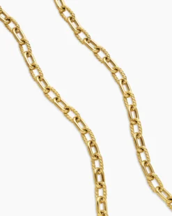 DY Madison® Chain Necklace 18K Yellow Gold, 6mm