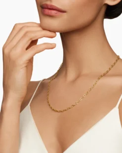 DY Madison® Chain Necklace 18K Yellow Gold, 3mm