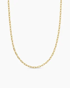 DY Madison® Chain Necklace 18K Yellow Gold, 3mm