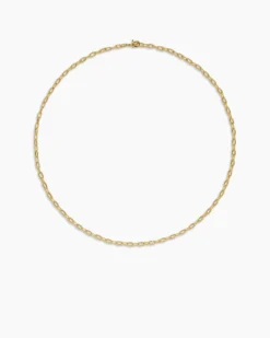 DY Madison® Chain Necklace 18K Yellow Gold, 3mm