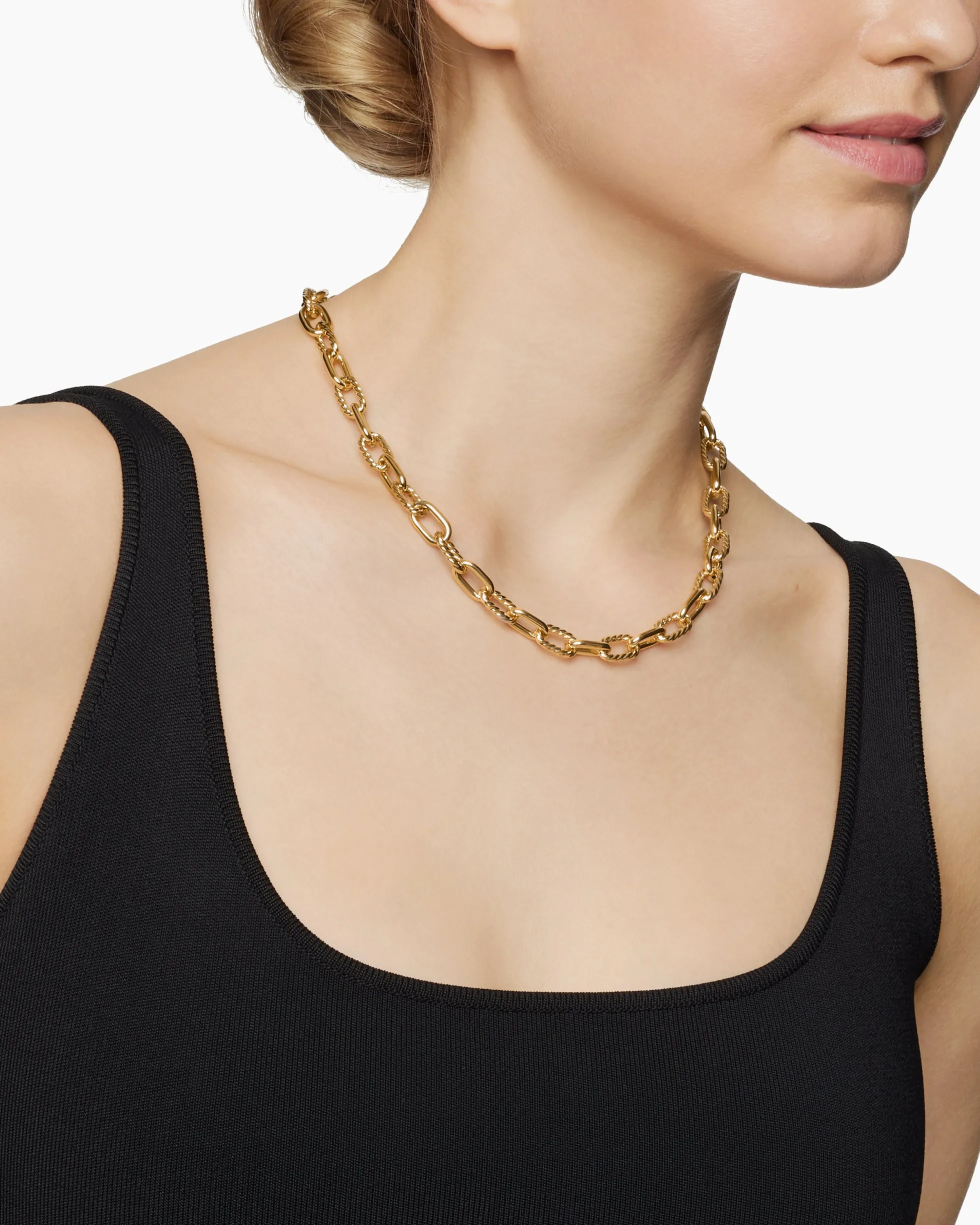 DY Madison® Chain Necklace 18K Yellow Gold, 8.5mm
