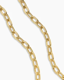 DY Madison® Chain Necklace 18K Yellow Gold, 8.5mm