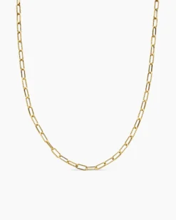 DY Madison® Chain Necklace 18K Yellow Gold, 4mm