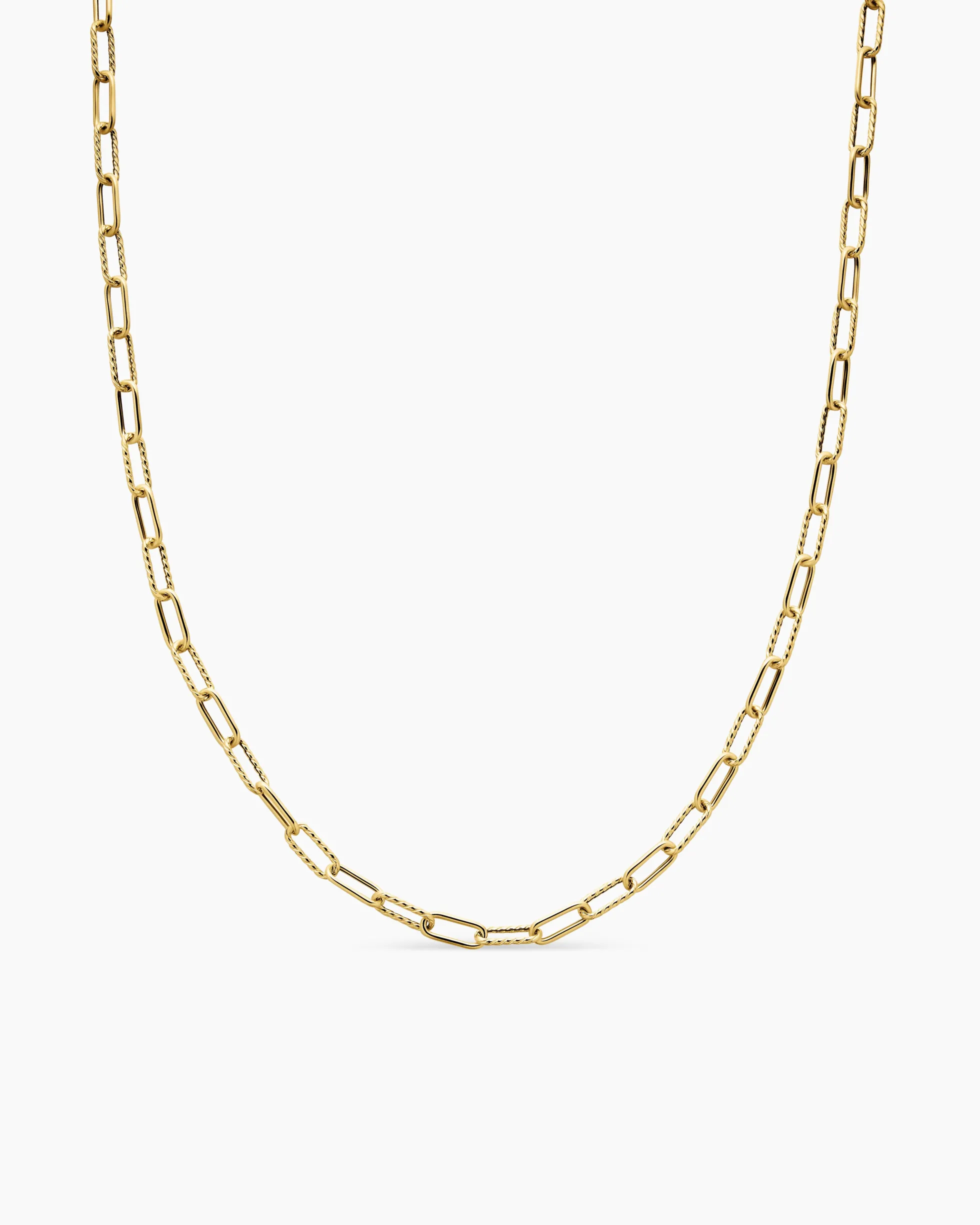 DY Madison® Chain Necklace 18K Yellow Gold, 4mm